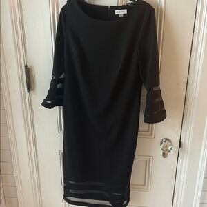 Calvin Klein Black Long Sleeve Dress